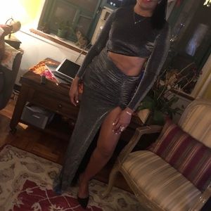 Maxi shiny long Dress